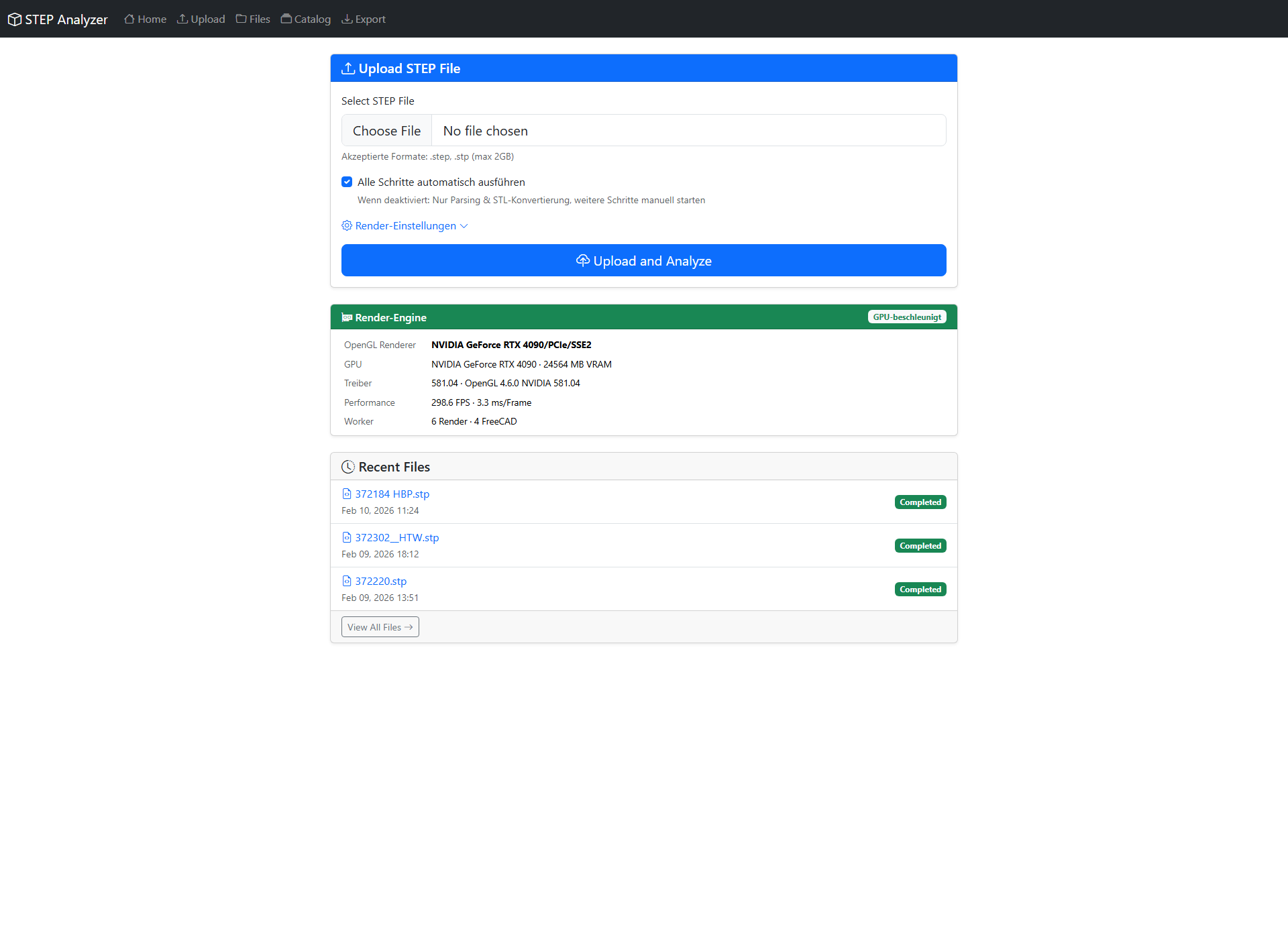 GPU-beschleunigtes Rendering